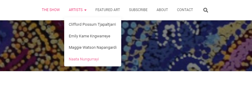 Beyond Time Website Navigation