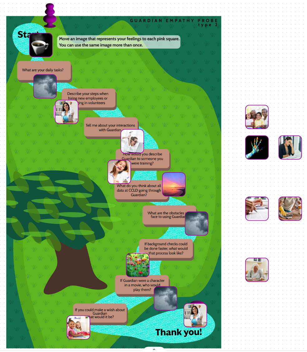 Digital board game to learn tasks and feelings