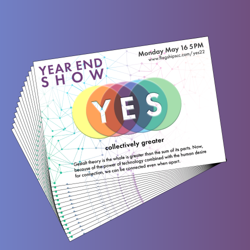 Year End Show Postcards