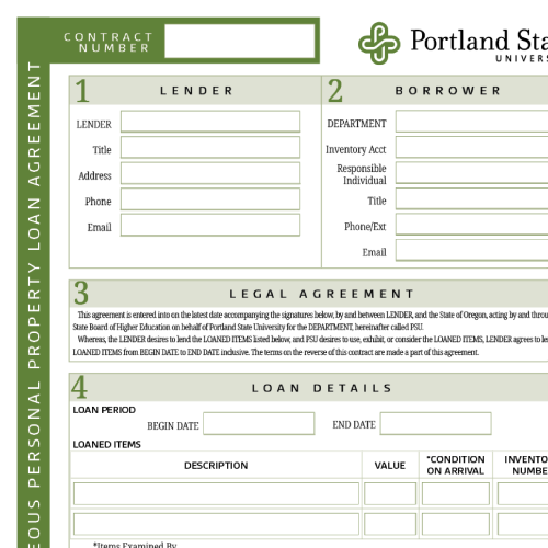 Portland State Form